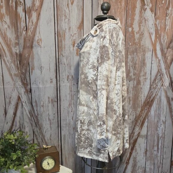 CHICO'S Textured Cowl Neck Tunic - Picture 5 of 6